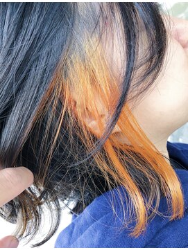 アミィヘアー(Ami Hair) はっきりオレンジインナー♪