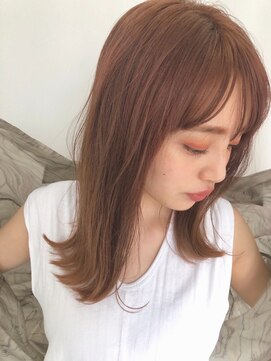 パール(PearL) 《PearL》抜け感ストレートミディ