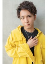 オースティン 門前仲町(AUSTIN)&nbsp;ツイストパーマ七三オールバックマッシュウルフスリークショート