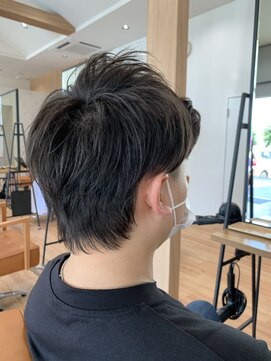 オルファ イオンタウン松ケ崎店(OLFA) MEN’S HAIR/ブルーブラック/フェザーパーマ/柏/北柏