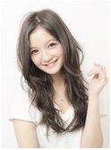 アッシュグレージュロングヘア【Ai葛西】