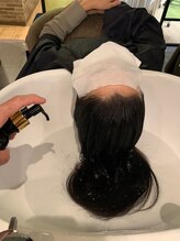［髪質改善STEP4］薬剤後処理をシャンプー台で施術します！【錦糸町/メンズ/ヘッドスパ/錦糸町/錦糸町】