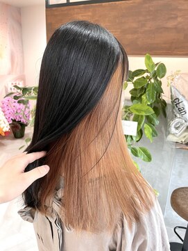 クラン(cLan.) 【ダークブラウン×オレンジベージュ】by タナカ