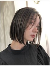 ロンドシェリ 仙台(Lond Cheri) 仙台髪質改善ココアベージュ縮毛矯正レイヤーカット前髪艶髪