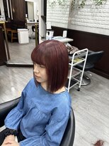 ビビッド ルーア(vivid R)&nbsp;ワインレッドボブ