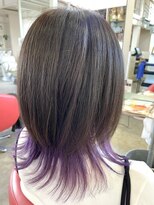 ヘア スパ リゾート リアン(hair spa resort Lien)&nbsp;レイヤースタイル　インナーバイオレット