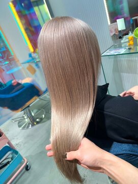 ボックスミコ(Box mico.) 【外国人風】グレージュで透明感カラー