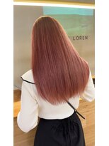 ローレンジウ(LOREN JU)&nbsp;透明感髪質改善ベージュダブルカラーミルクティーグレージュ