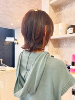キャアリー(Caary) 福山美容室Caary 暖かみベージュ髪質改善レイヤーくびれボブ50代