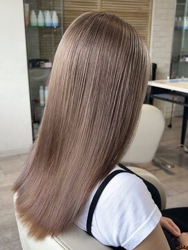 サロンドジョー(salon de joe) ケアブリーチダブルカラーインナーカラーショートボブレイヤー