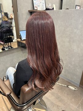 ヘアーザラブズラフズ オーガニカ 北九州(HAIR THE LOVES LAUGHS ORGANICA) ピンクブラウン