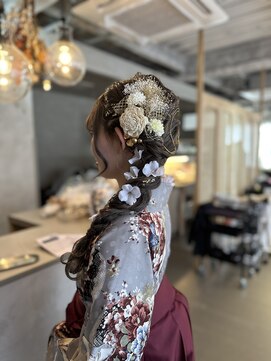 リノ(F’lino) 卒業式_ヘアセット