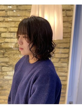 ビーハイブ 一番町店 アヴェダ(BEHIVE) 王道かわいい！コテ巻き風デジタルパーマ◎