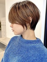 セイドット フクオカ(Say.FUKUOKA)&nbsp;【Say.福岡】前髪長めショート×ひし形シルエット×モカブラウン