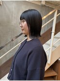ダークトーンカラー×ボブ 松本