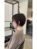 ショートボブ/縮毛矯正　30代40代