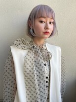 トゥルーチェ (tu.luce) 【中村　川崎】春感じるハイトーンボブスタイル