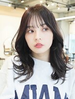 オルセン(OLSEN)&nbsp;ハイレイヤー/ミディアム・ロング/20代/顔周り/ブラウンベージュ