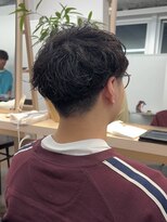 サロンドジョー(salon de joe) メンズカットツイストスパイラルパーマニュアンスパーマショート