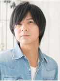 30代40代アッシュブラック斜めバングイケオジショートo札幌月寒