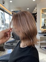 ラピス 渋谷本店(Lapis) ステラミルクティー/レイヤーボブ/ウェーブボブ/ハイライト