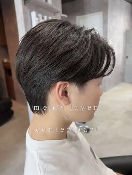 バディ 中野駅前店(BUDDY) レイヤー×センターパートメンズカット+クレンジングシャンプー