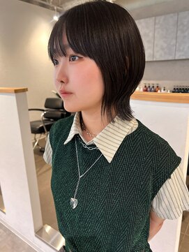 カフ(CAF) CAF松本/レイヤーボブ/ダークトーンカラー