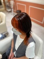 スペックホルダーミミ(Spec Holder mimi) デザインカラー×オレンジカラー8.23アプリコットオレンジ