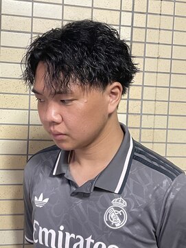 スウェル 柏店(Swell) MEN’S HAIR/ブルーブラック/フェザーパーマ/柏