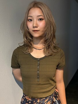 ヨハク 大阪梅田中崎町(yohaku) 【misaki】ミルクティーベージュ×レイヤー