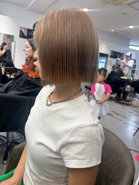 キング 心斎橋店(K!ng) 縮毛矯正髪質改善レイヤーカットトリートメント心斎橋美容室