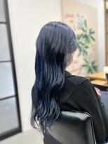 サニーズ(SUNNY'S by CONKS) ダークネイビーカラーの艶ロング