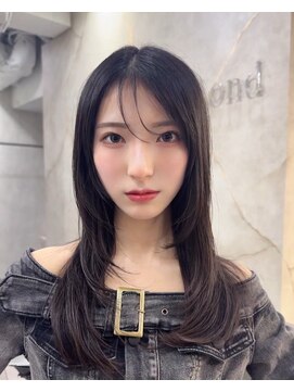 ロンドアヴァントゥス 池袋(Lond aventus) 韓国レイヤー/韓国風/ボブ/髪質改善/黒髪/ブリーチなし〔池袋〕