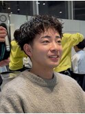 銀座ルーズショートルーズパーマシャドウパーマメンズショート