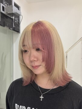 タイドヘア 茨木店(TIDE HAIR) デザインカラー