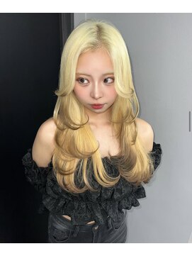 ギミックパシャ(GIMMICK pasha) ブロンド×裾カラー