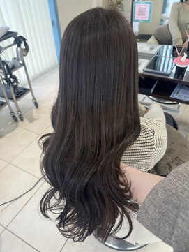 ウィーブリスタ(Weve Rista) 着物ヘア/大人ガーリー/ダークアッシュ/似合わせカット/富里