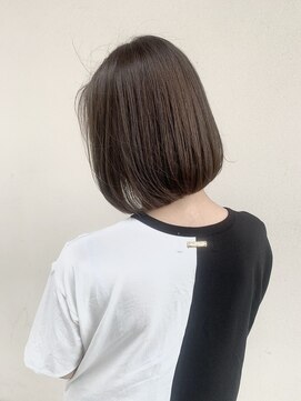 ファースト 東仙台店(first) ボブ／肩上ボブ／グレージュ／グレージュカラー/