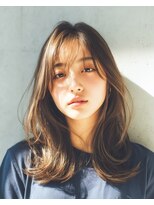 ロニカ 銀座(LOuNICA)&nbsp;前髪2wayバング/シースルー/くびれヘア/顔周り #銀座#東銀座