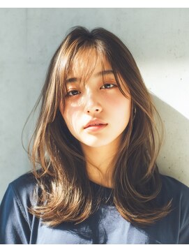 ロニカ 銀座(LOuNICA) 前髪2wayバング/シースルー/くびれヘア/顔周り #銀座#東銀座