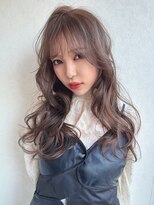 アース 長久手店(HAIR & MAKE EARTH)&nbsp;くびれレイヤー×透明感ベージュ