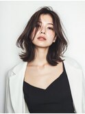 前髪なし×韓国風ミディアム【梅田】