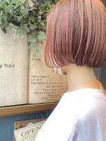 マギーヘア(magiy hair)&nbsp;magiyhair/下北沢/nico/ピンクボブ×切りっぱなしボブ×ラフ