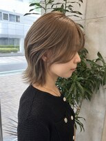 ソヨン 本厚木店(SOYON) 《佐藤遥》ミディアムレイヤー×オリーブベージュ
