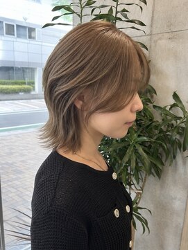 ソヨン 本厚木店(SOYON) 《佐藤遥》ミディアムレイヤー×オリーブベージュ