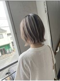 レイヤーボブハイライトバレイヤージュベージュ北浦和髪質改善