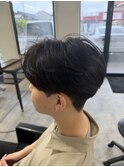 毛流れセンターパート