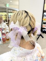オフ(off) ツイン団子|ボブ|お祭り|浴衣|イベント|推し活|ヘアセット