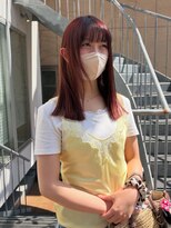 エムサロン 高崎あら町テラス(emusalon)&nbsp;[mayuki]色味のバランスを変えるだけで色んな赤が楽しめます