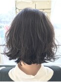 大人可愛い、ふんわりエアリ-フレンチボブ